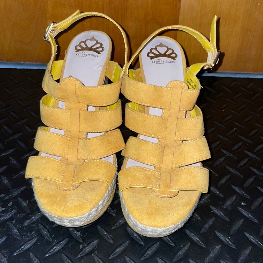 Fergalicious by Fergie wedge sandals